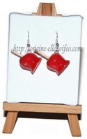 Boucles d'oreilles "pomme d'amour"